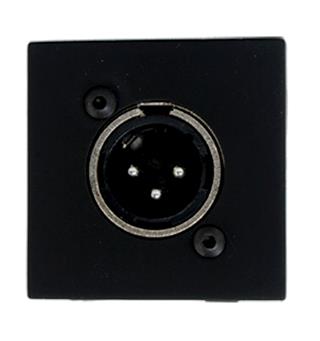 Audac CP 45 XLMB - On-wall Connection Plate with XLR male Socket